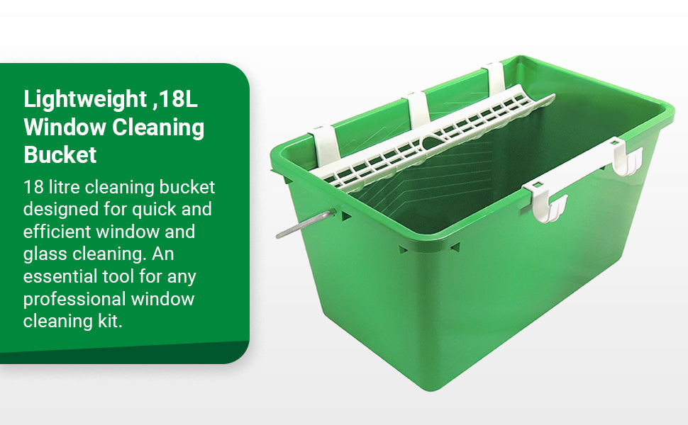 Green Bucket With Holder 18ltr