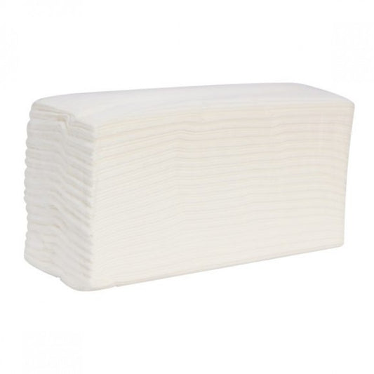 1 Ply White C Fold Hand Towel