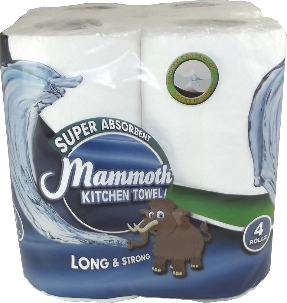 2 Ply White Kitchen Towel x 24