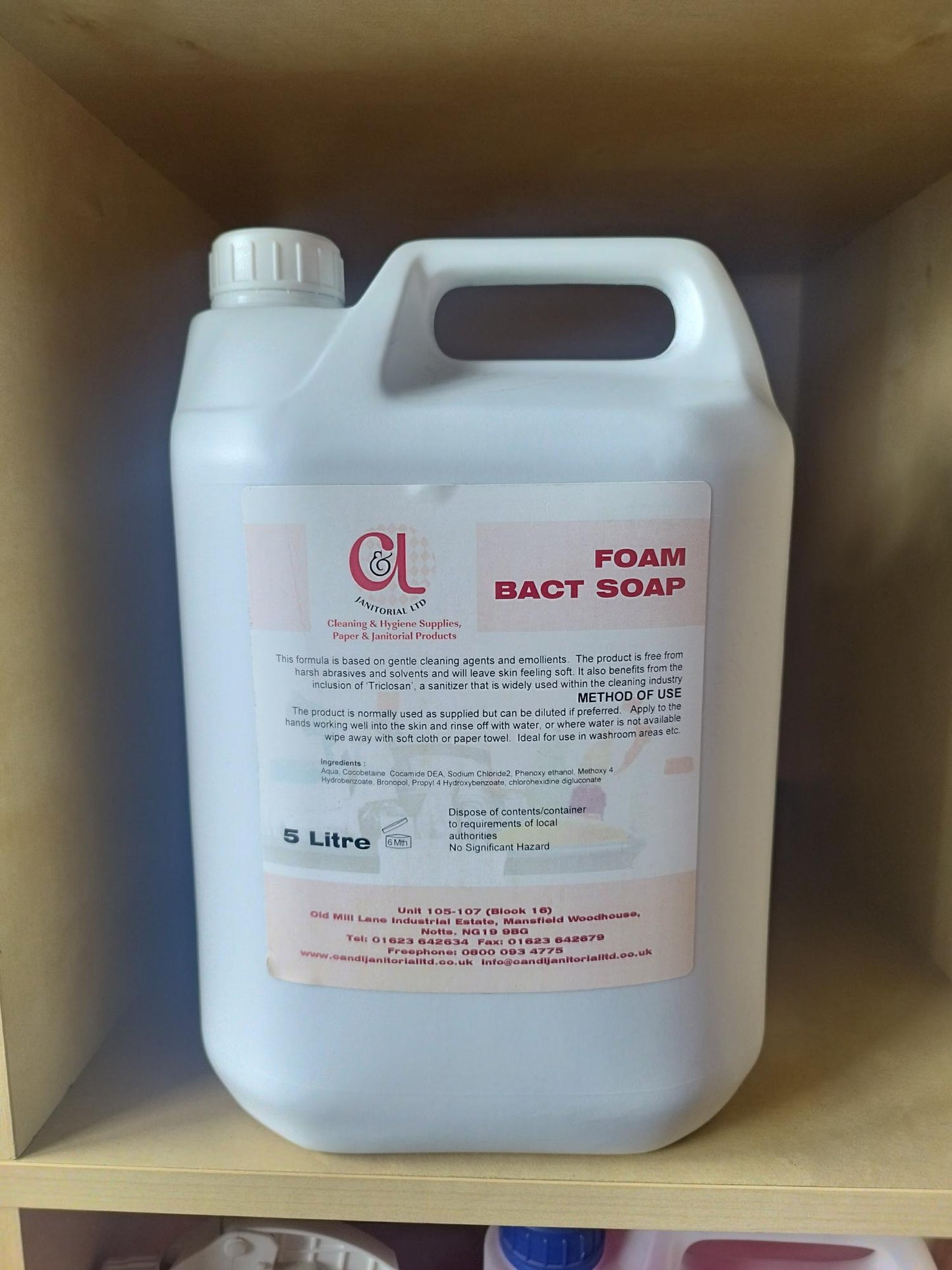 Bact Foam Soap 5ltr