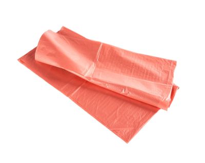Red Disolvable Strip Laundry Sacks x 200