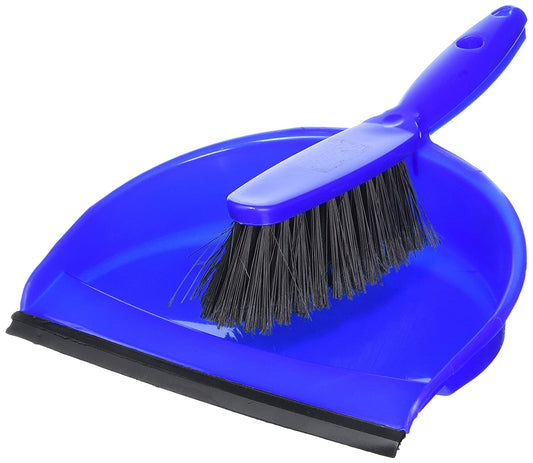 Blue Dustpan & Brush