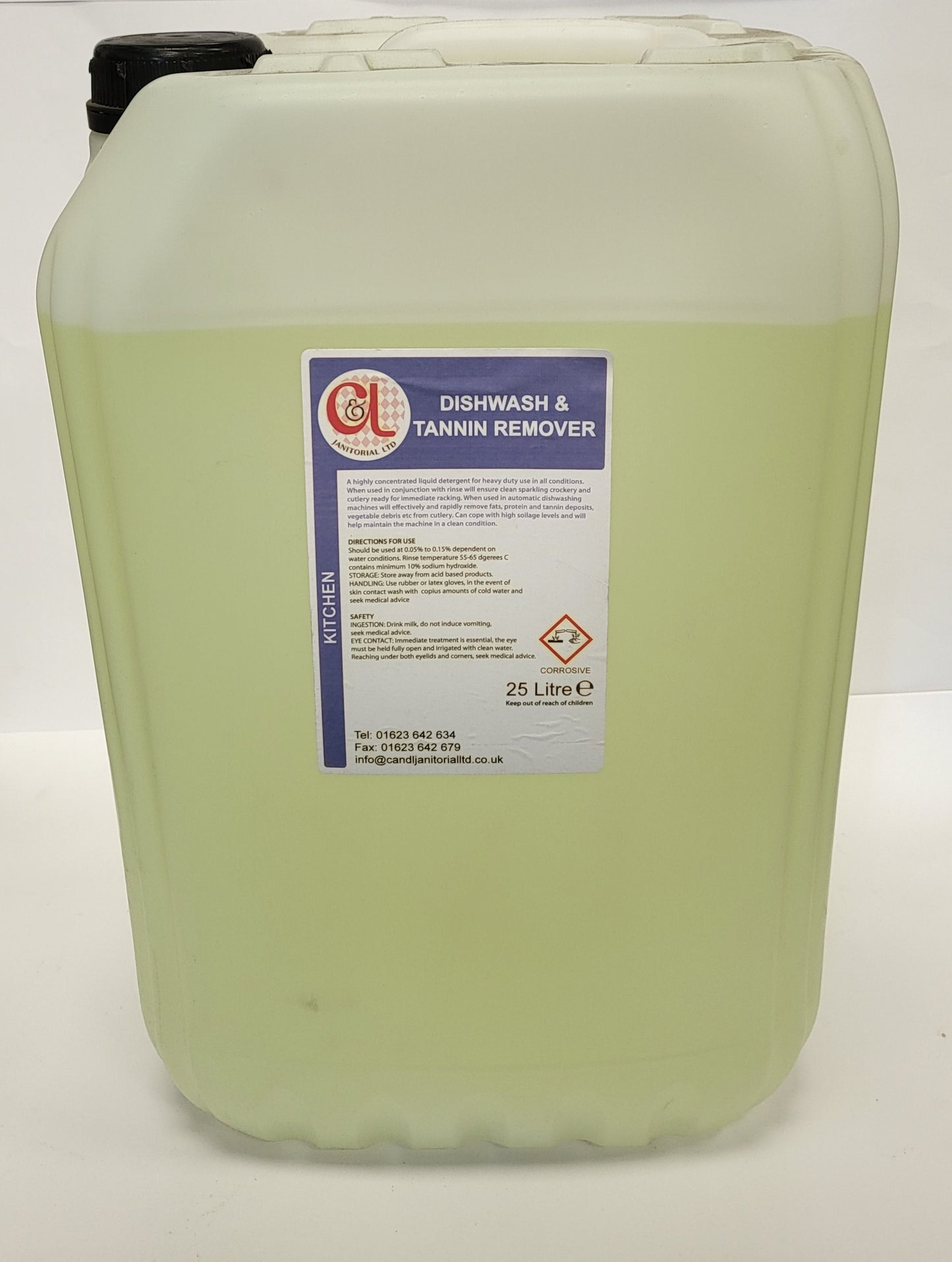 Dishwash & Tannin Remover 25ltr