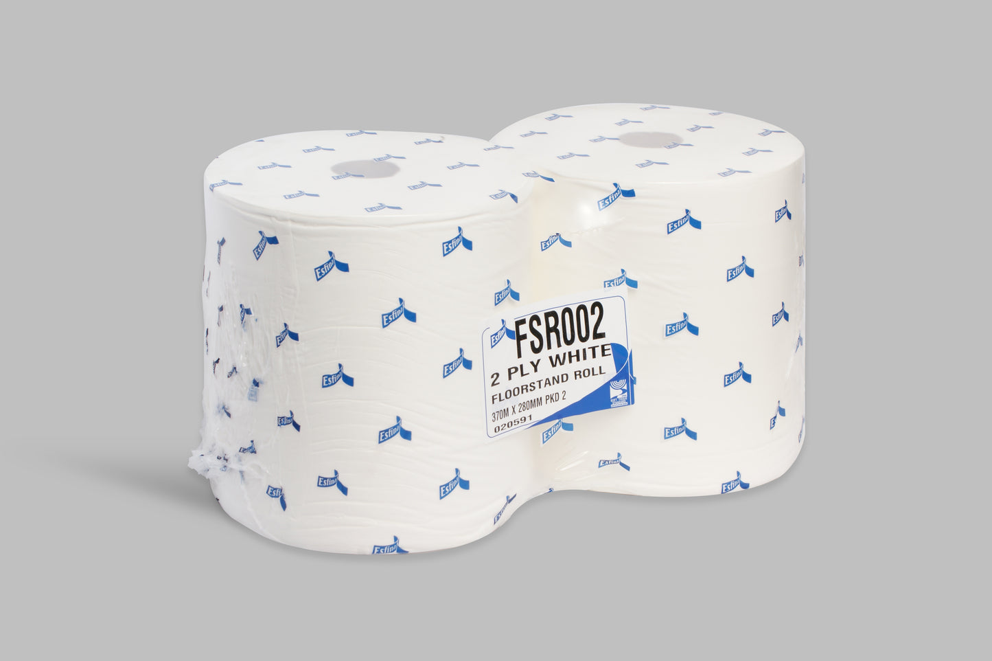 2 Ply White Floorstand Rolls 28 x 360mtr x 2