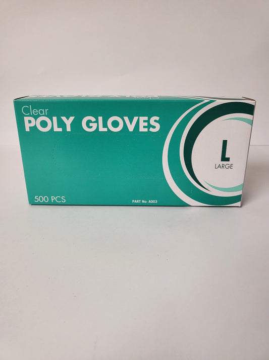 Large Poly Gloves x 500