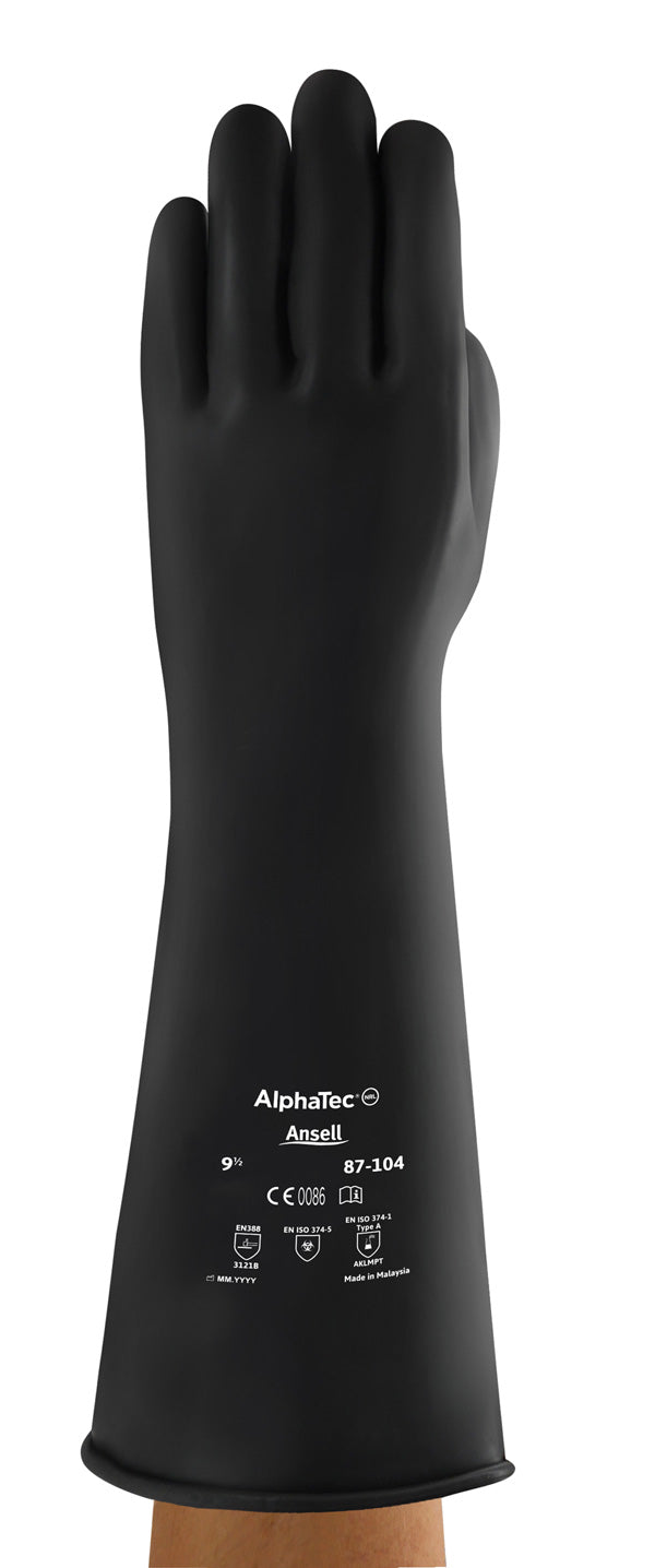 Small Black Gauntlet Gloves