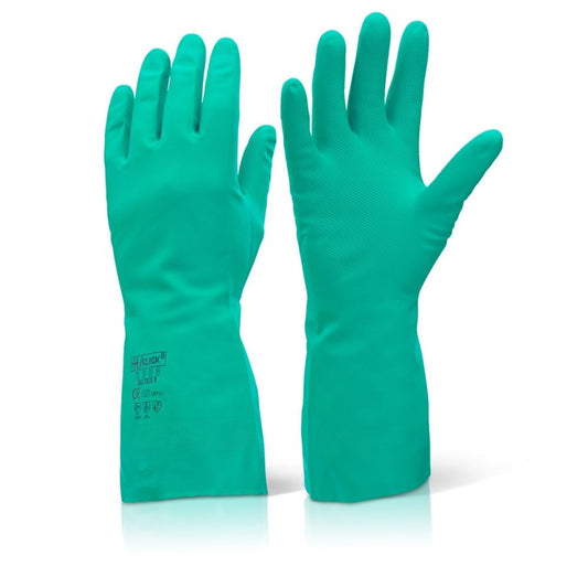 Extra Large Green Nitrile Gloves