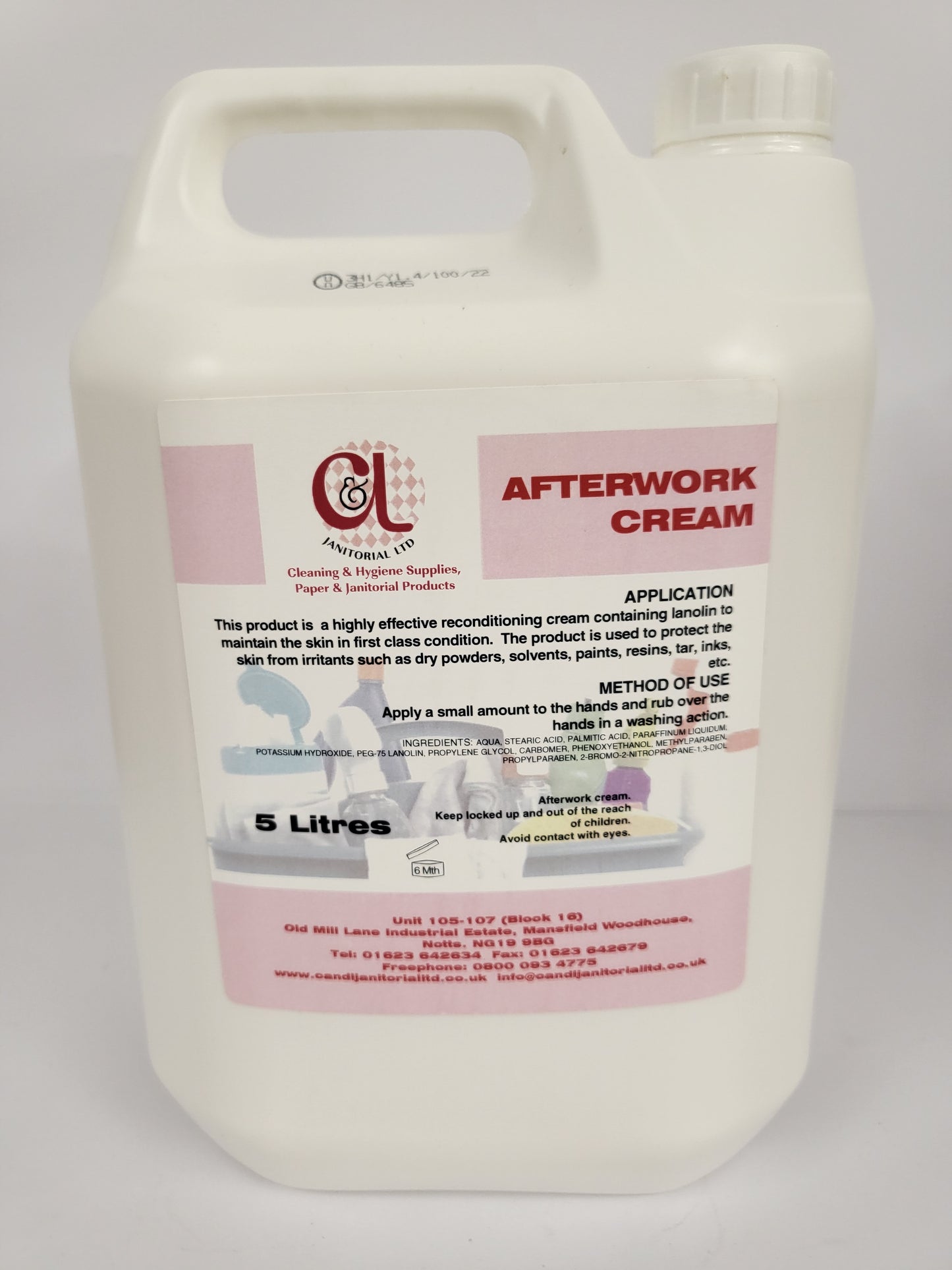 Afterwork Cream 5ltr