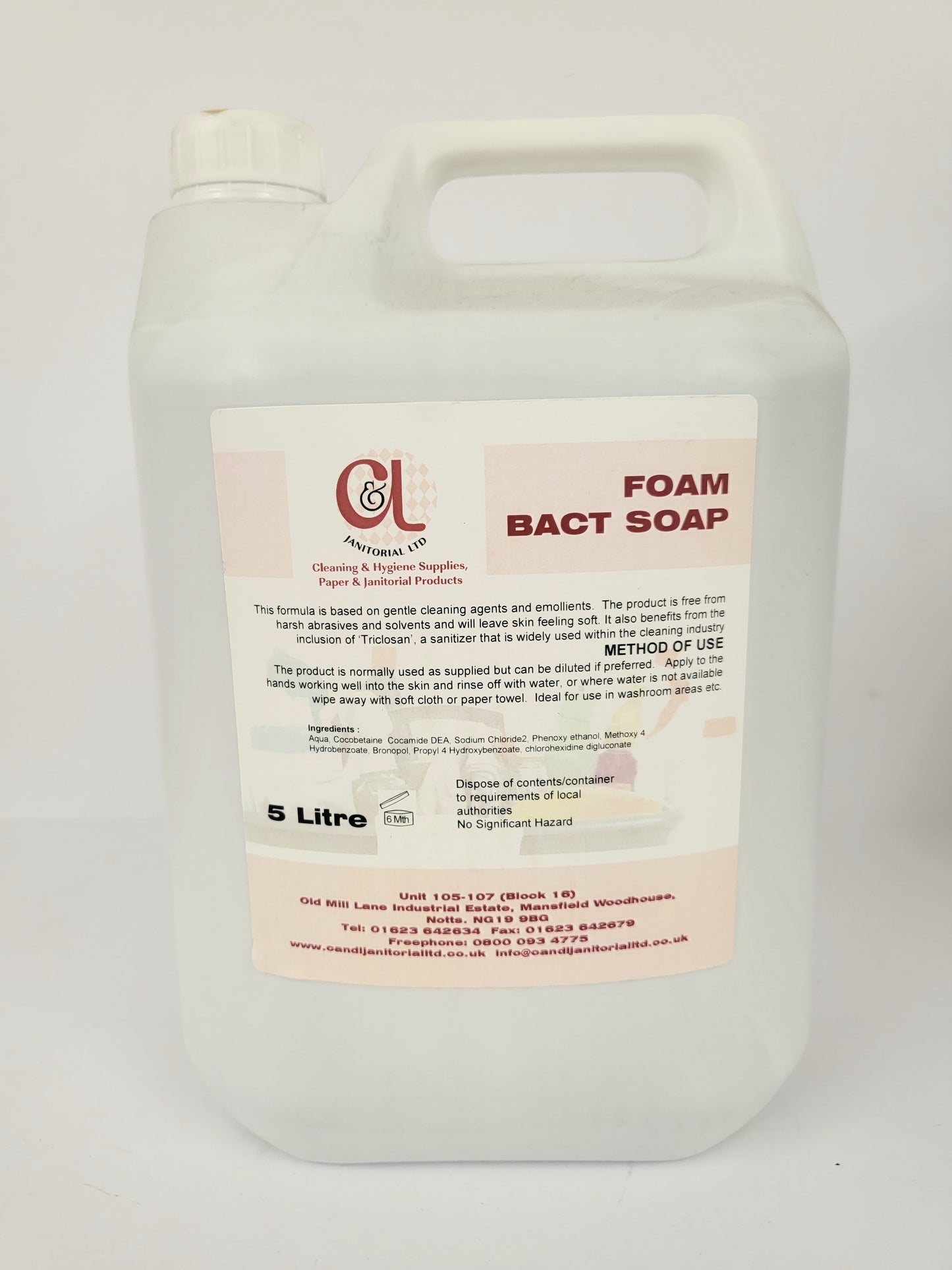 Foam Bact Soap 5ltr