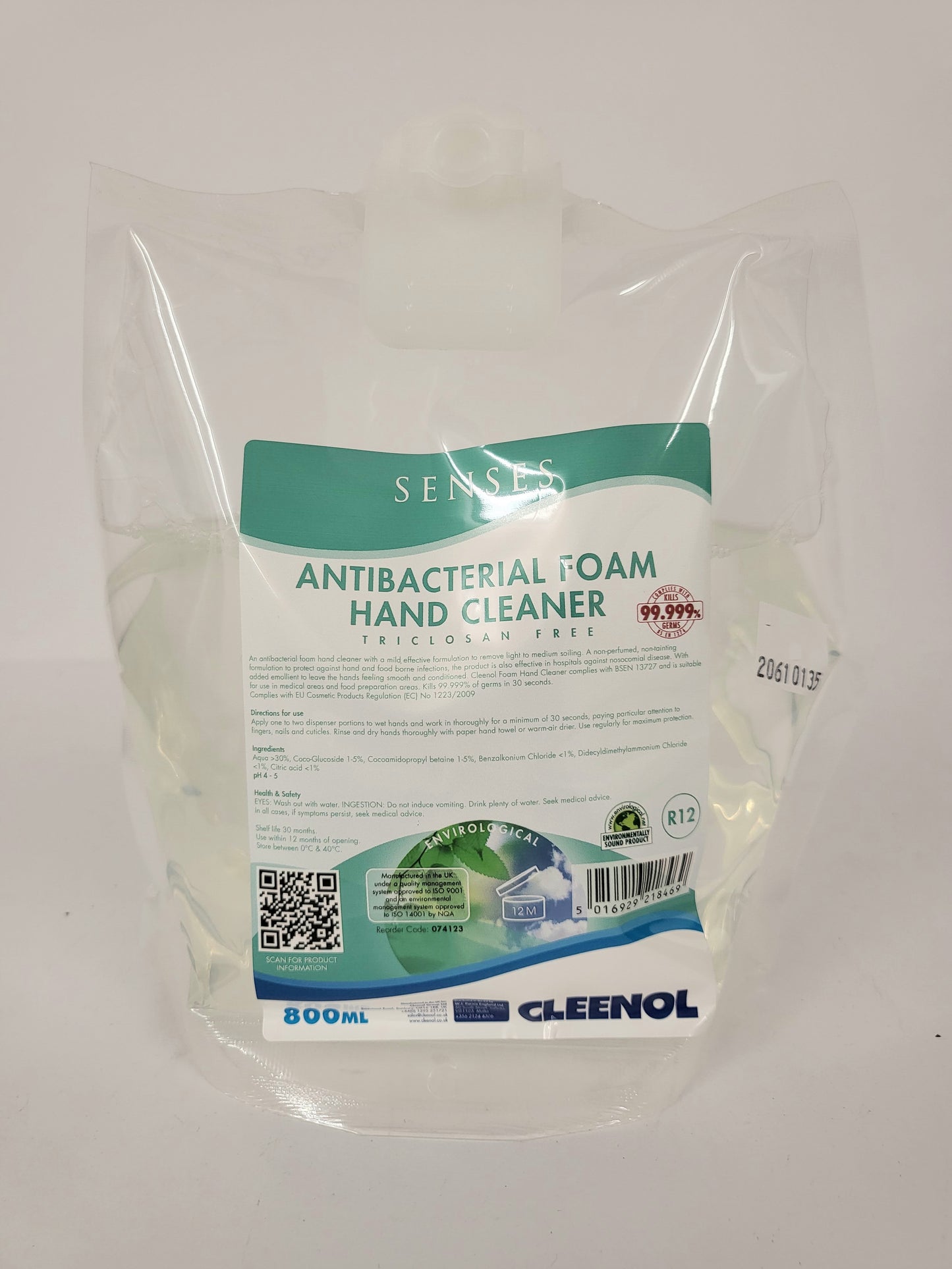 Anti Bact Foam Hand Soap 3 x 800ml