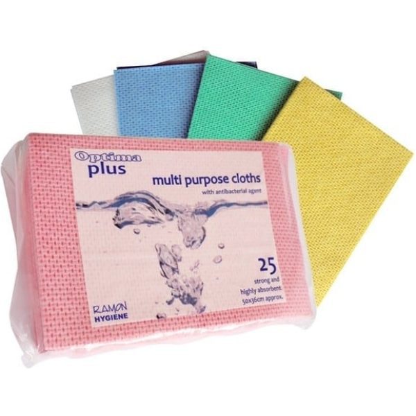 Green Lavette Type Cloths x 25