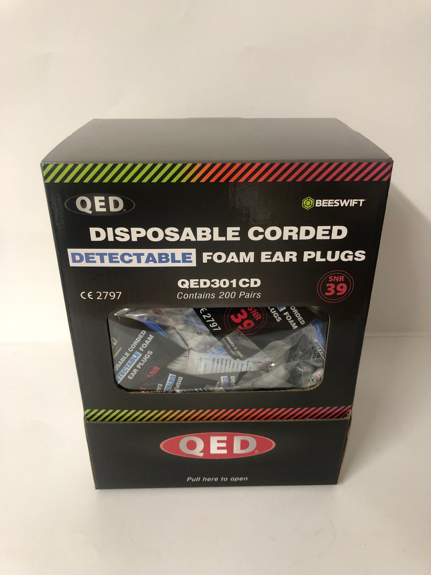 Blue Corded Detectable EarPlugs x 200