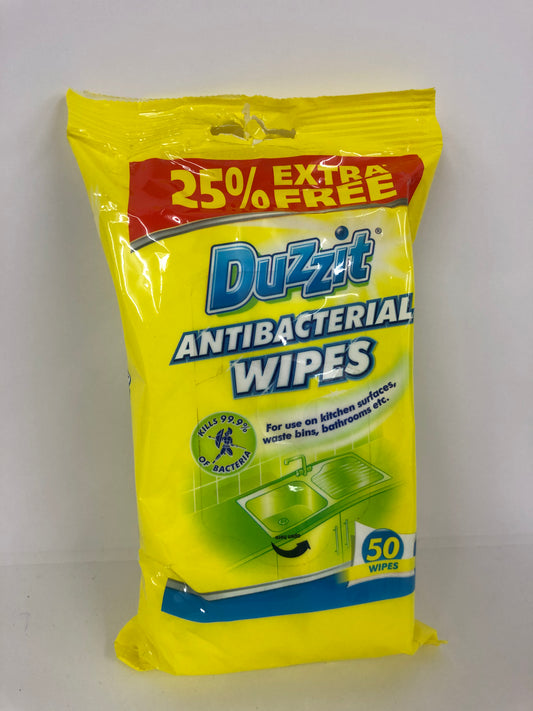 Duzzit Antibacterial Wipes x 50