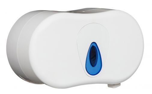 Twin Micro Jumbo Toilet Roll Dispenser