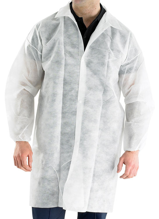 Extra Large White Visitor Coat