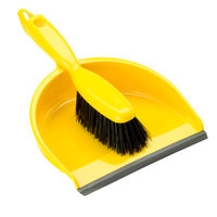 Yellow Dustpan & Brush