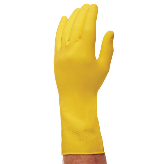 Medium Yellow Household Gloves (Pair)