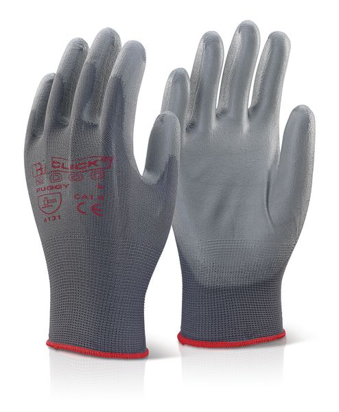 Grey Nitrile Coated Gloves