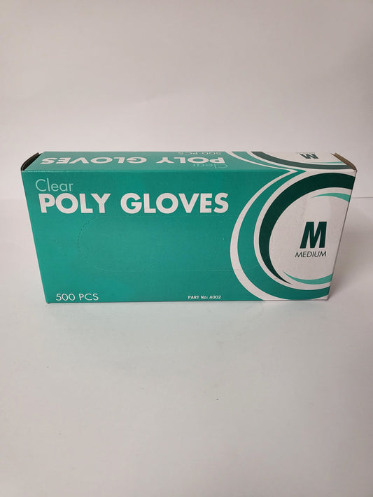 Medium Poly Gloves x 500