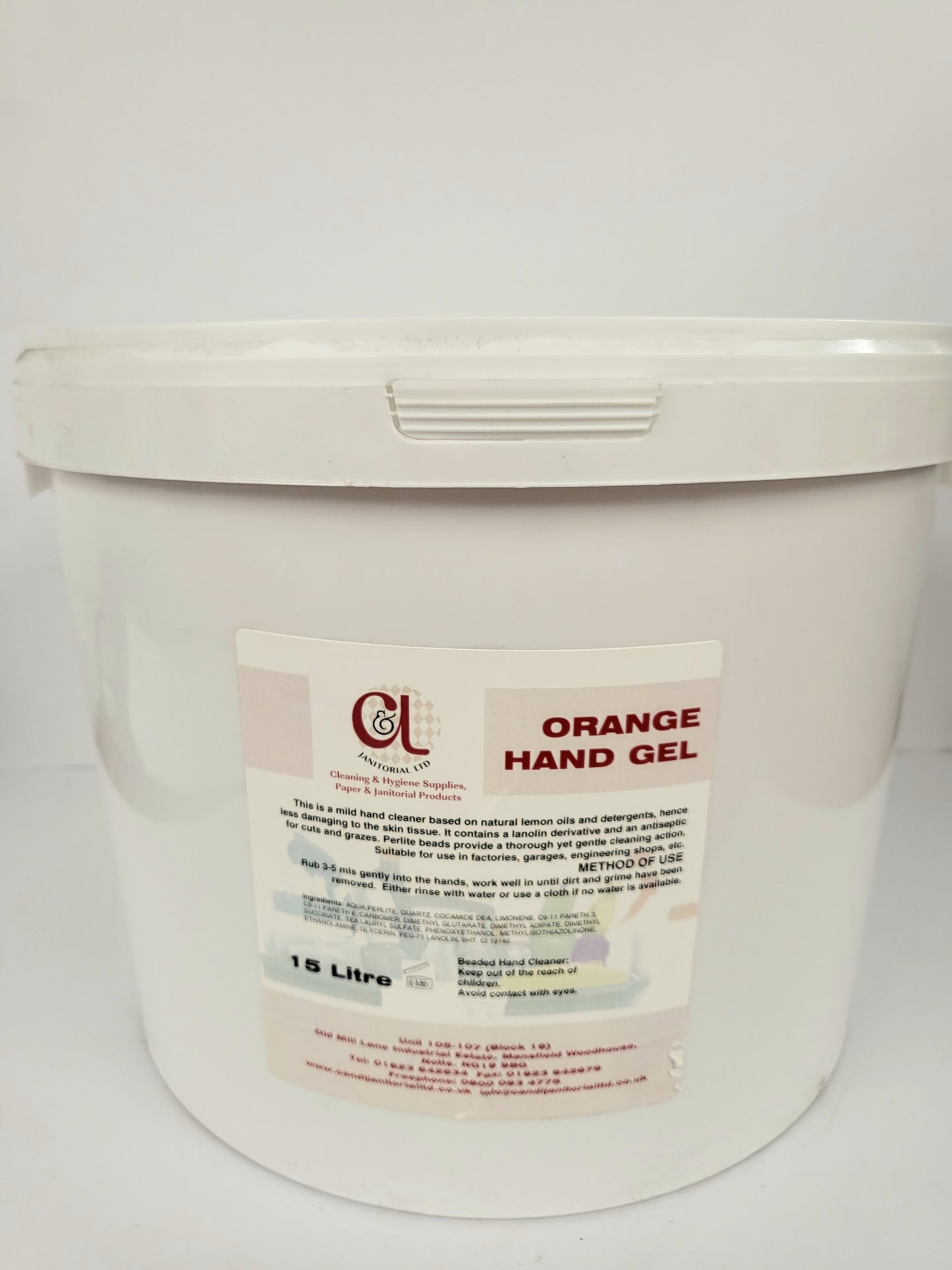 Orange Hand Gel 15ltr