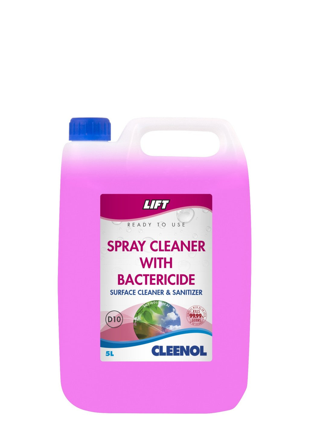 Spray Cleaner With Bactericide 5Ltr