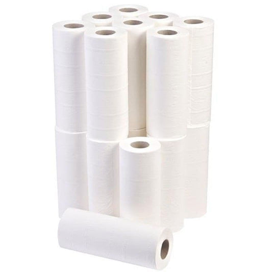 2 Ply White 10'' Hygiene Rolls 40mtr x 24