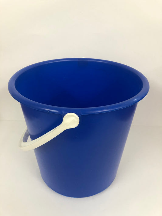 9ltr Blue Plastic Bucket