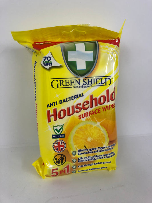 Shield Antibacterial Wipes x 70